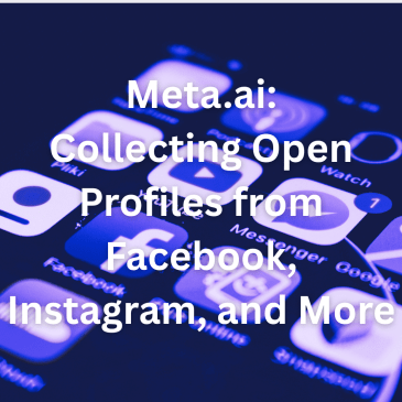 Meta.ai: Collecting Open Profiles from Facebook, Instagram, and More